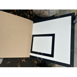 Щит игровой из фанеры на раме, 180х105см 