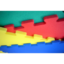 Мат-пазл детский красный