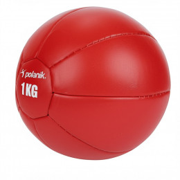 Медицинбол 1 кг, искусственная кожа