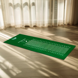 Дорожка облегченная 4,1м для прыжков зеленая